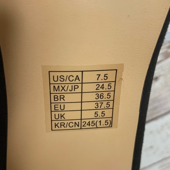 Forever 21 | Black Suede Stilettos, Sz 7.5 - Picture 6 of 9